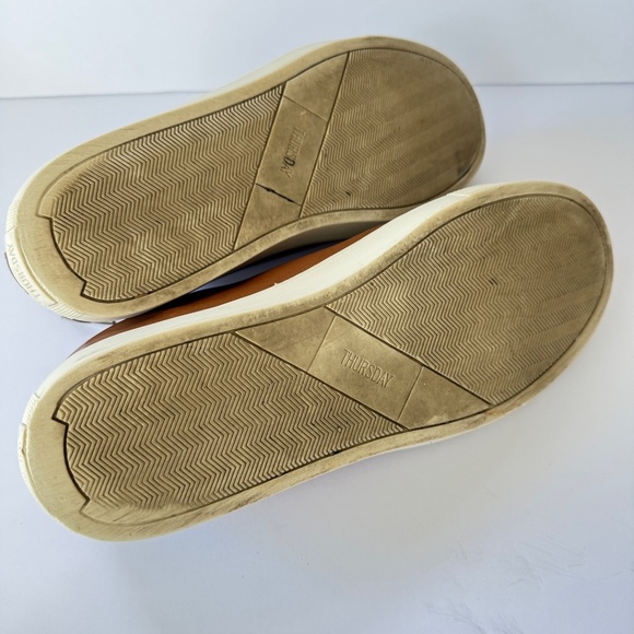 Thursday Boot Company Premier Men Low Top Sneakers Brown Leather 9.5 Wide Casual - Picture 11 of 11